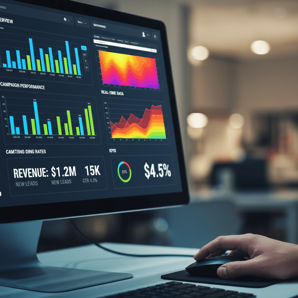 Marketing analytics dashboard