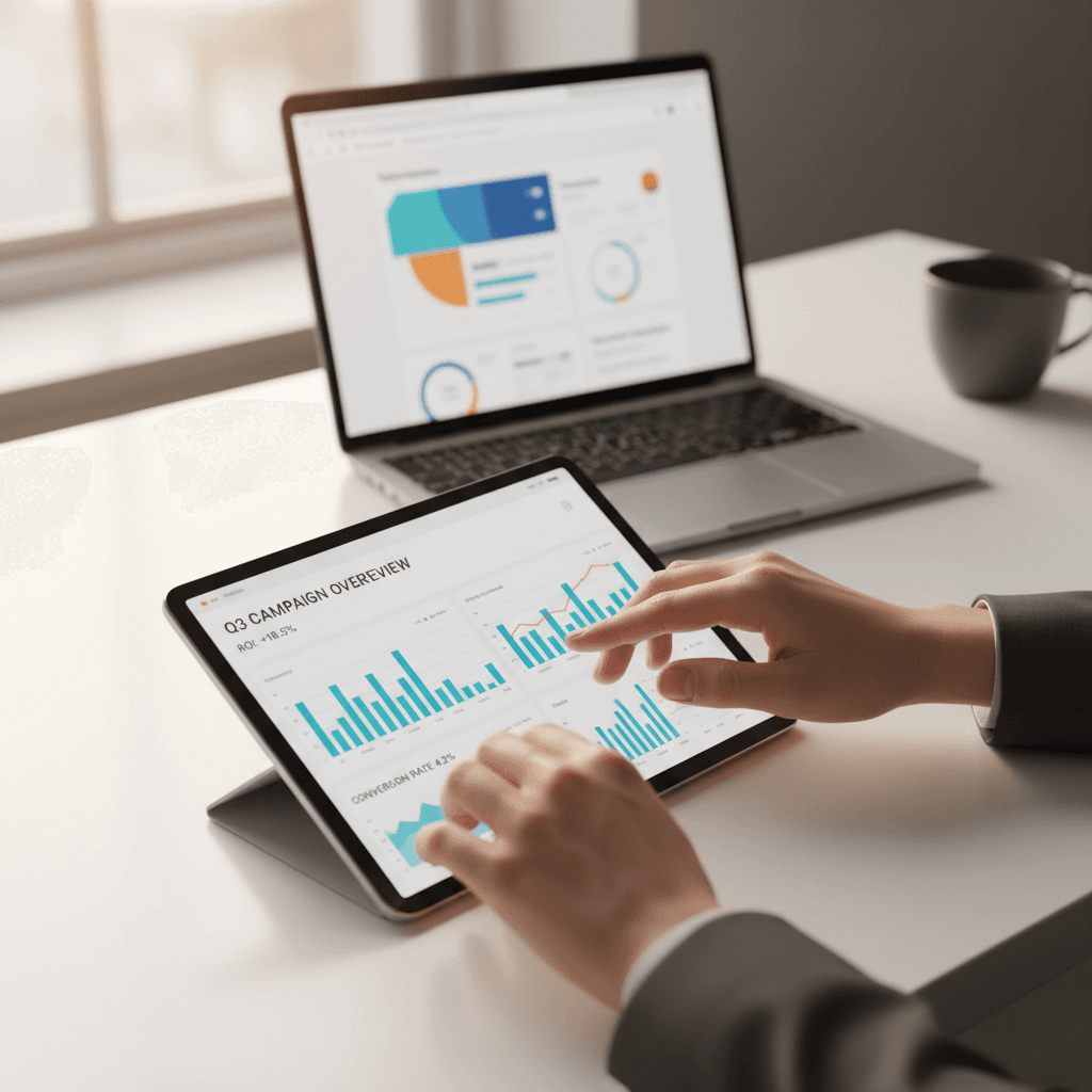 Marketing analytics dashboard